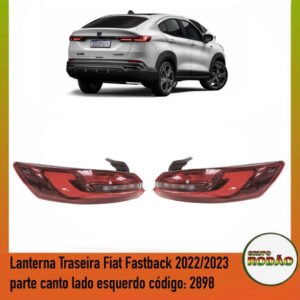 Lanterna traseira Fiat Fastback 2022/2023 LE parte canto