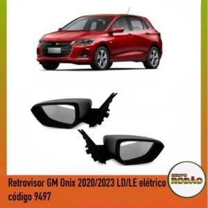 Retrovisor externo GM Onix 2020/2023 Elétrico LD LE original