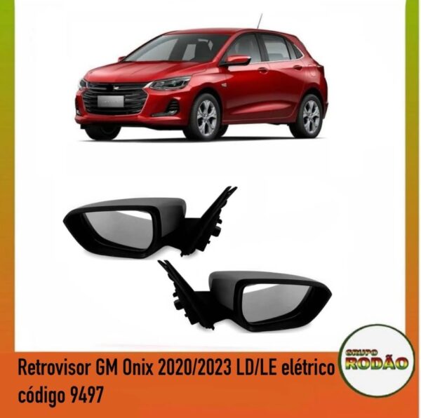 Retrovisor externo GM Onix 2020/2023 Elétrico LD LE original