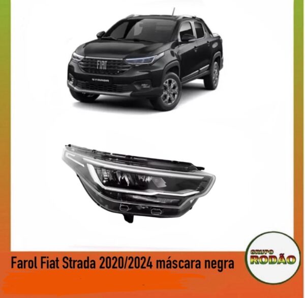 Farol Fiat Strada 2020/2024 LD LE sem led original