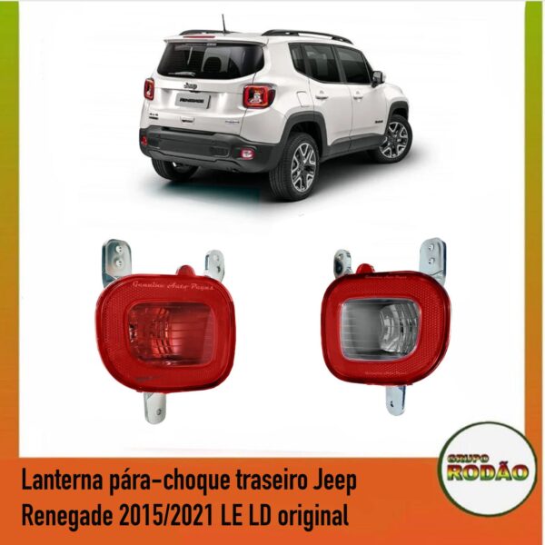 Lanterna pára-choque traseiro Jeep Renegade 2015/2021 LE LD original